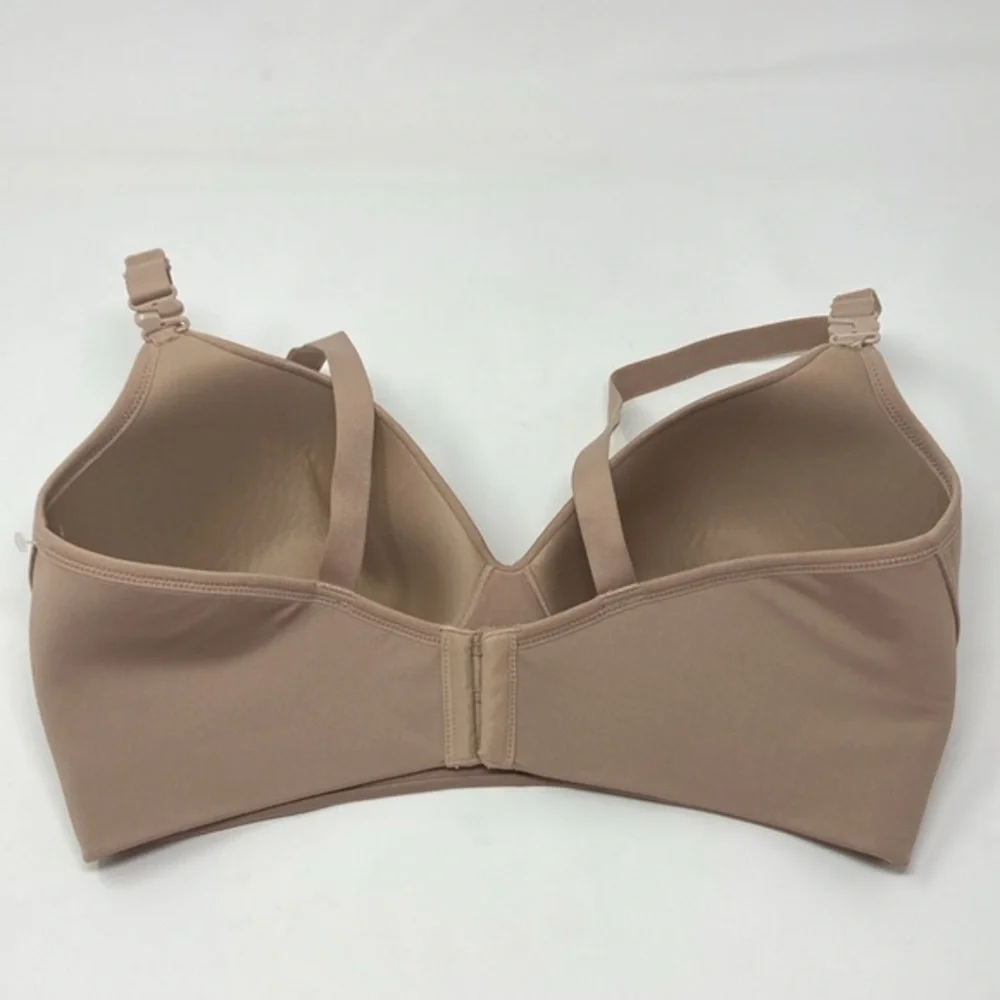 Warners Bra Womens 36DD Tan Polyester Cloud 9 Wire-Free Convertible T-Shirt Nude